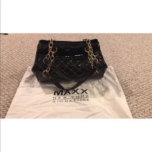 New - “Maxx New York” Black patent leather purse